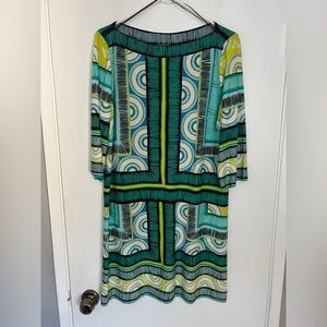 Donna Morgan Multicolor Pucci Inspired  Dress